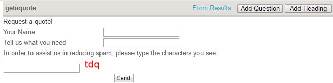 form added form added
